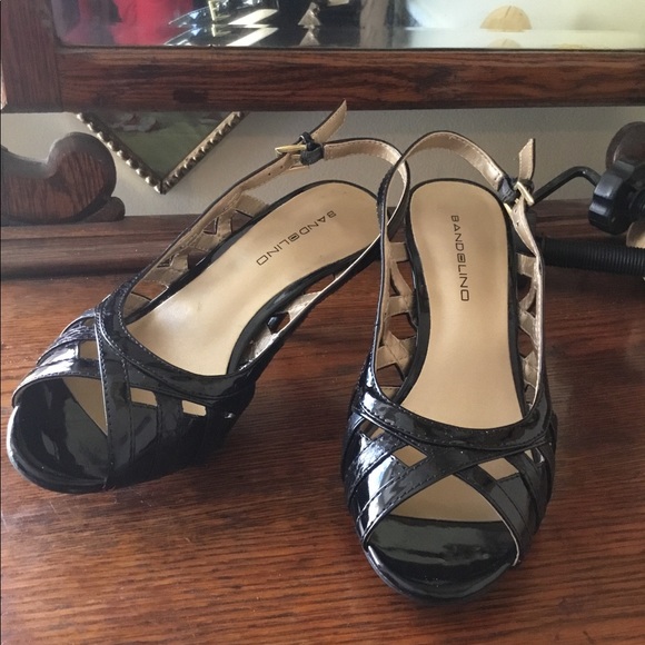 Bandalino black Jorkins heel in Size 6m bridal - Picture 2 of 5